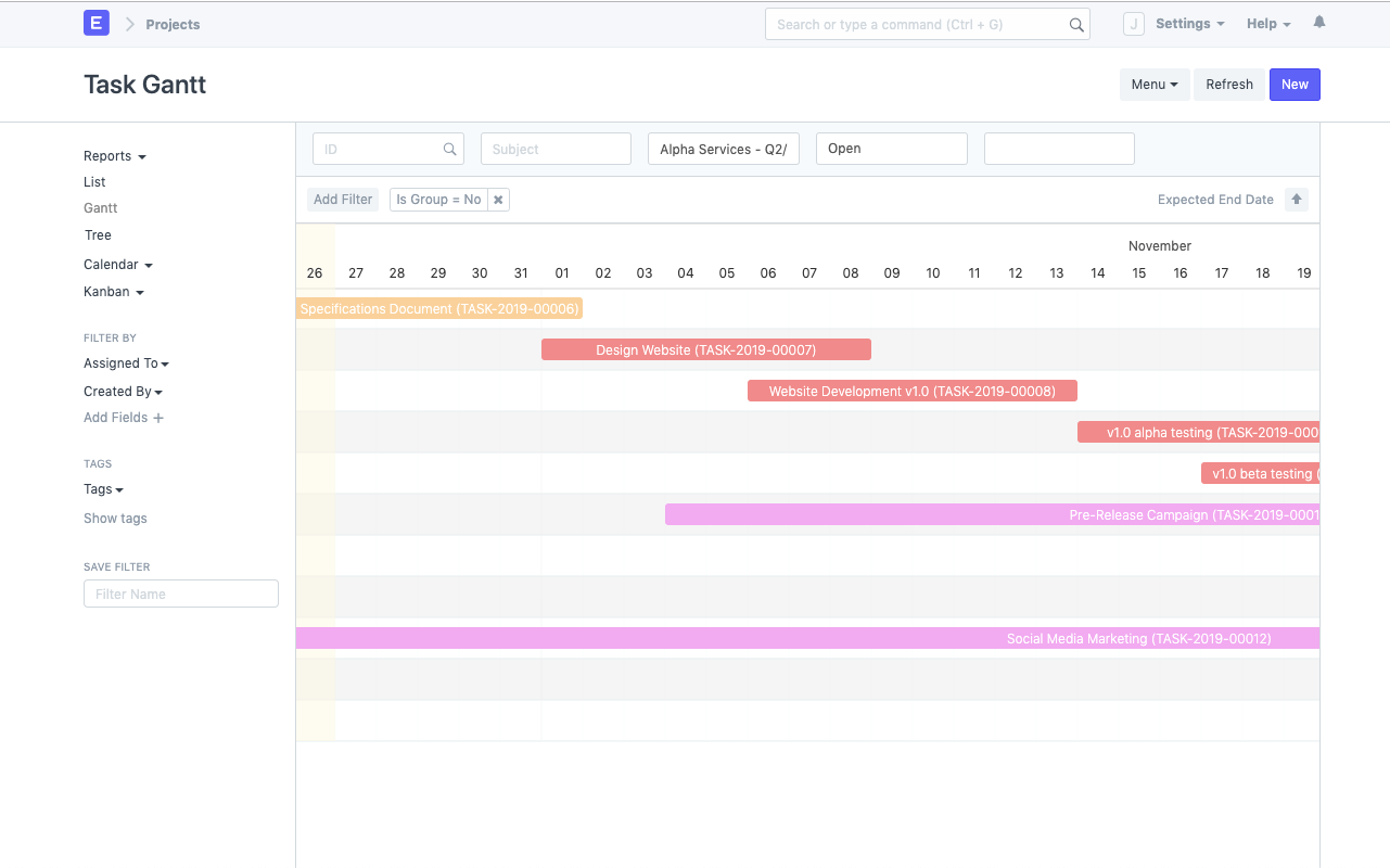 ERPNext’s Project Management Features – Oregon ERP
